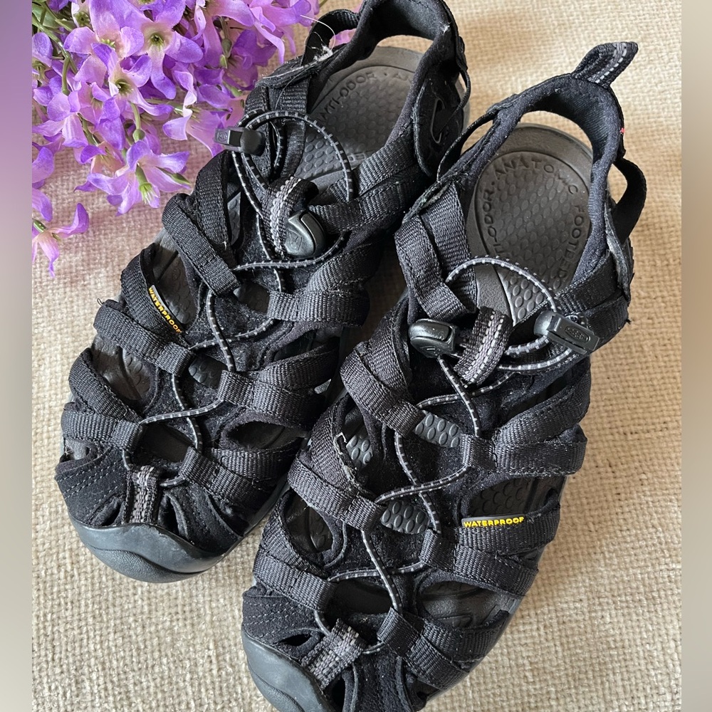 Keen Women's Black Closed Toe Sport Sandals Size 7.5